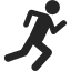 man running icon
